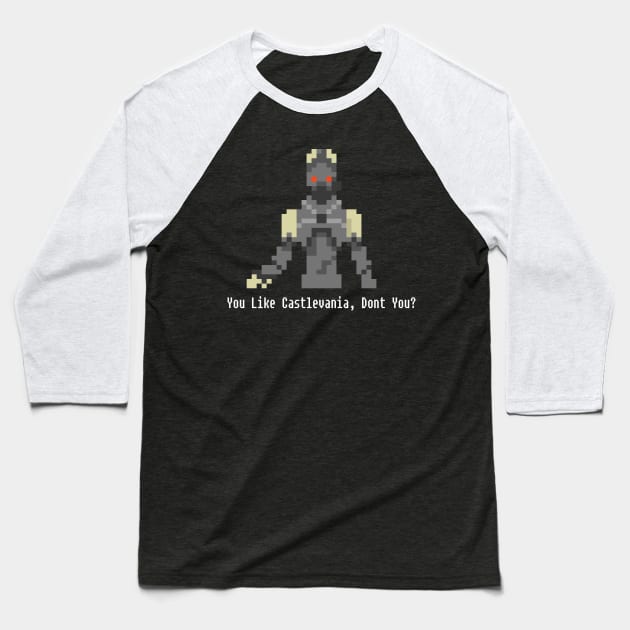 Metal Gear Solid (Psycho Mantis) Baseball T-Shirt by Poster Nutbag